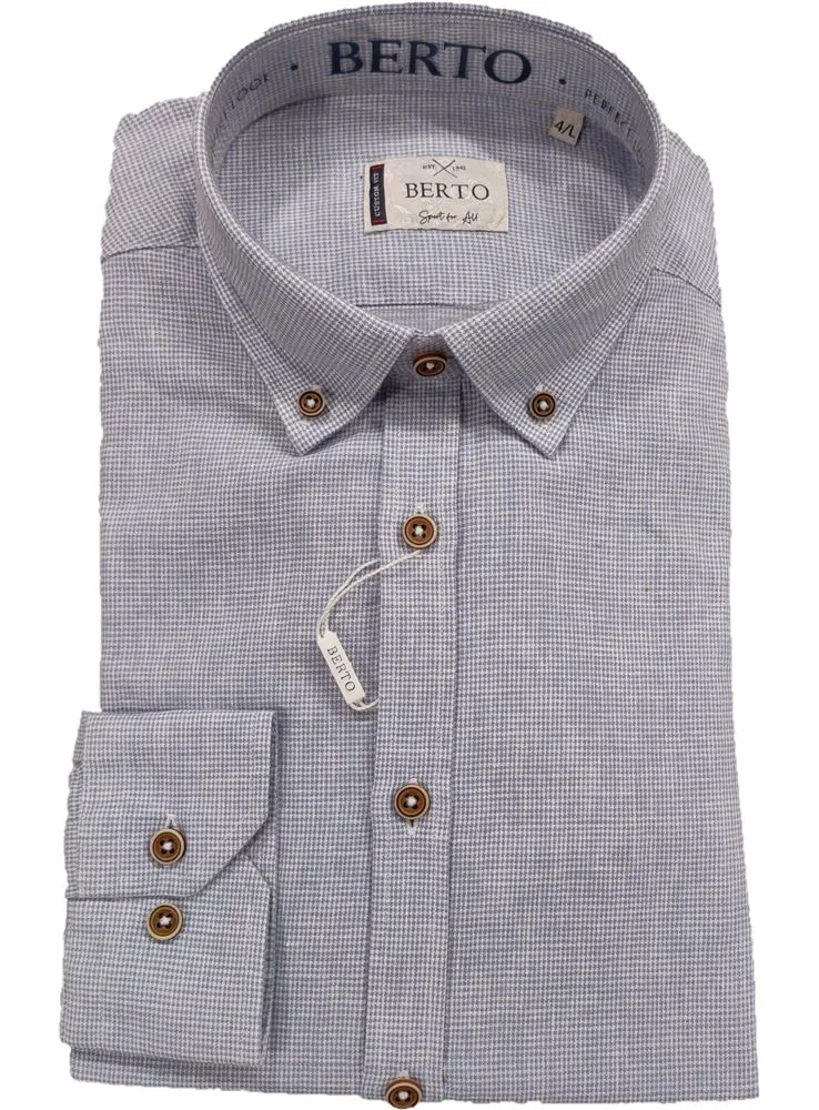 1245131703 CAMISA ML PATA GALLO LINO