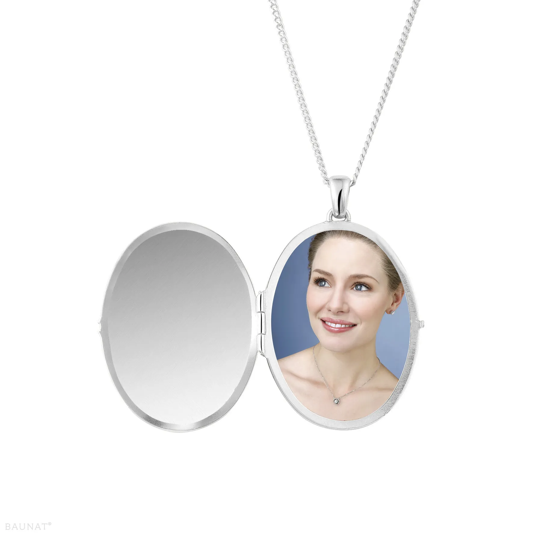 1.70 quilates medallón diseño con pequeños diamantes redondos en oro blanco 