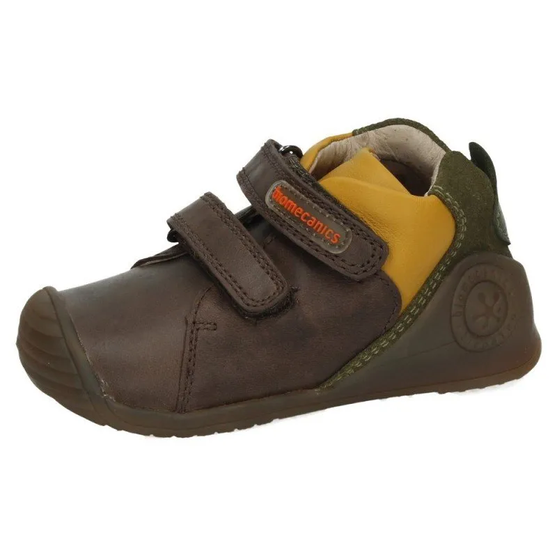 191155 ZAPATILLAS DE PIEL color MARRÓN