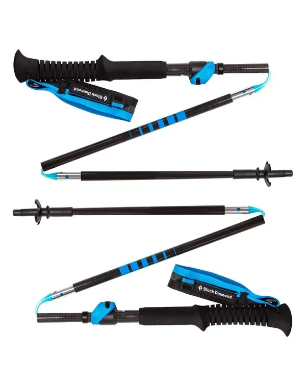 2 bastones BLACK DIAMOND carbon flz