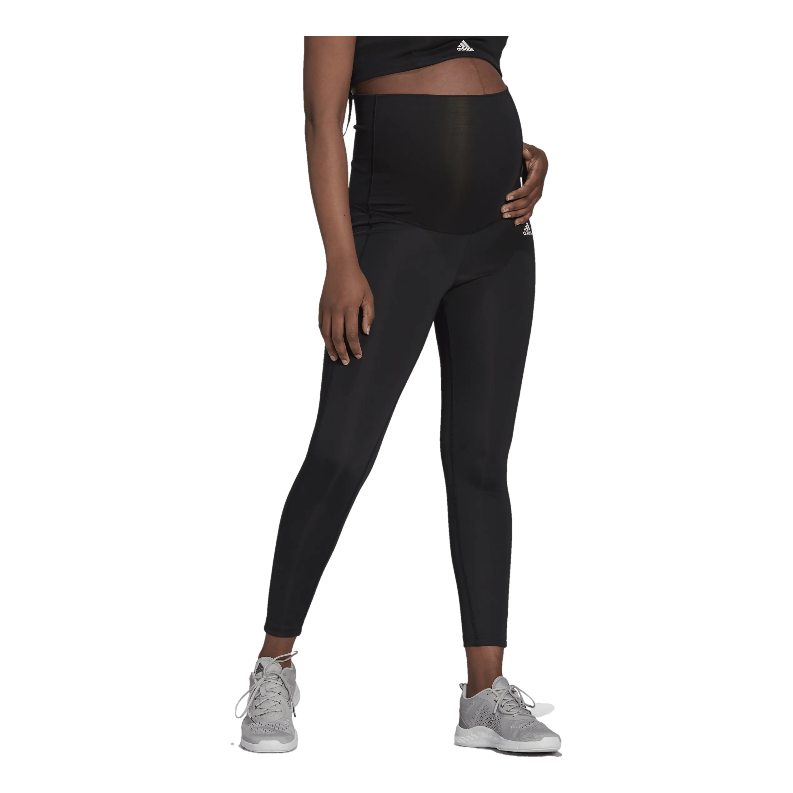 Adidas 7/8 Sport Tight (Maternity) Black / White