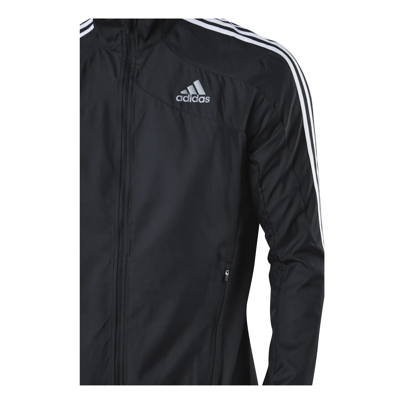 Adidas Adidas Marathon Jacket 3 Stripe Men Black / White