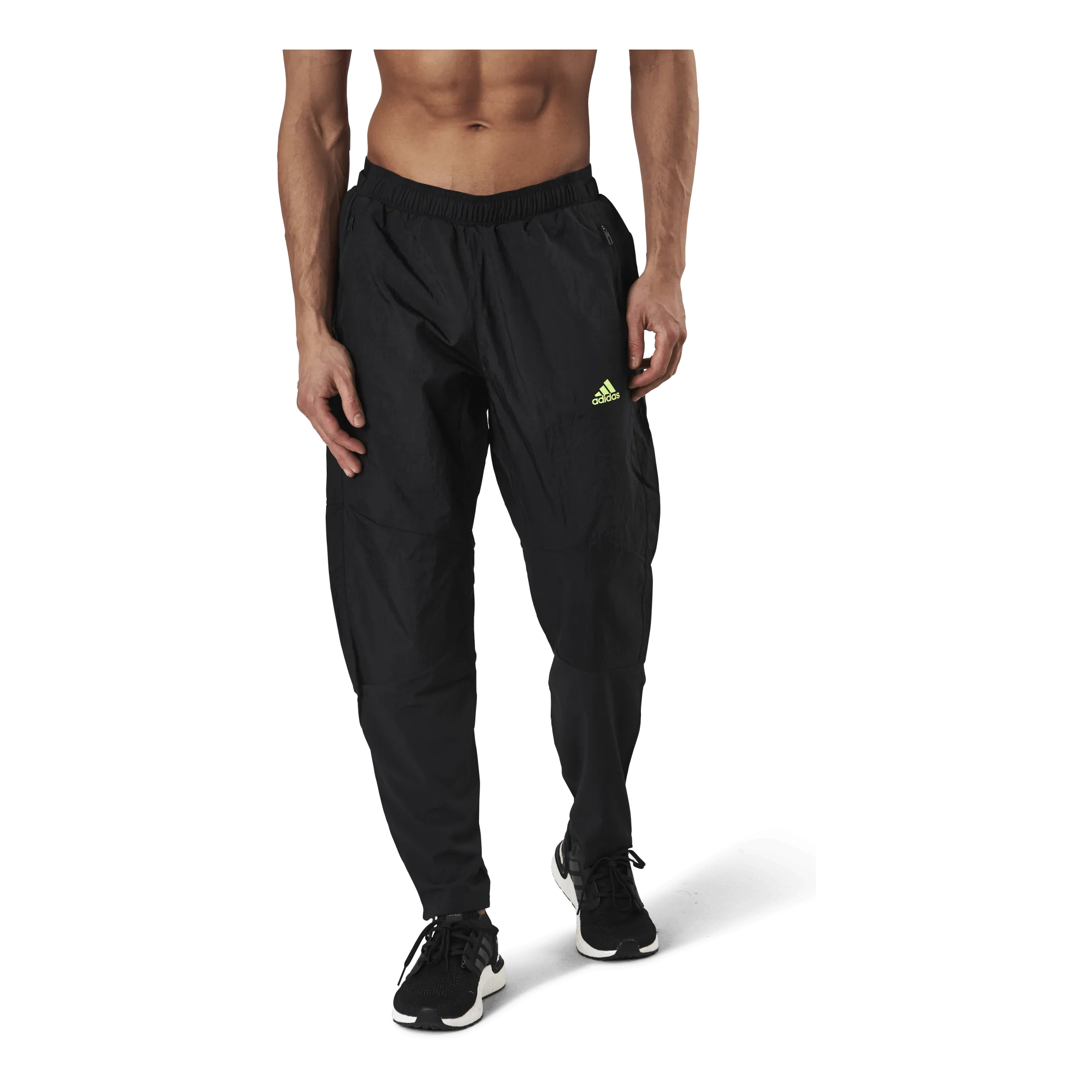 Adidas Adidas Ultra Pant Male Black / Solar Yellow