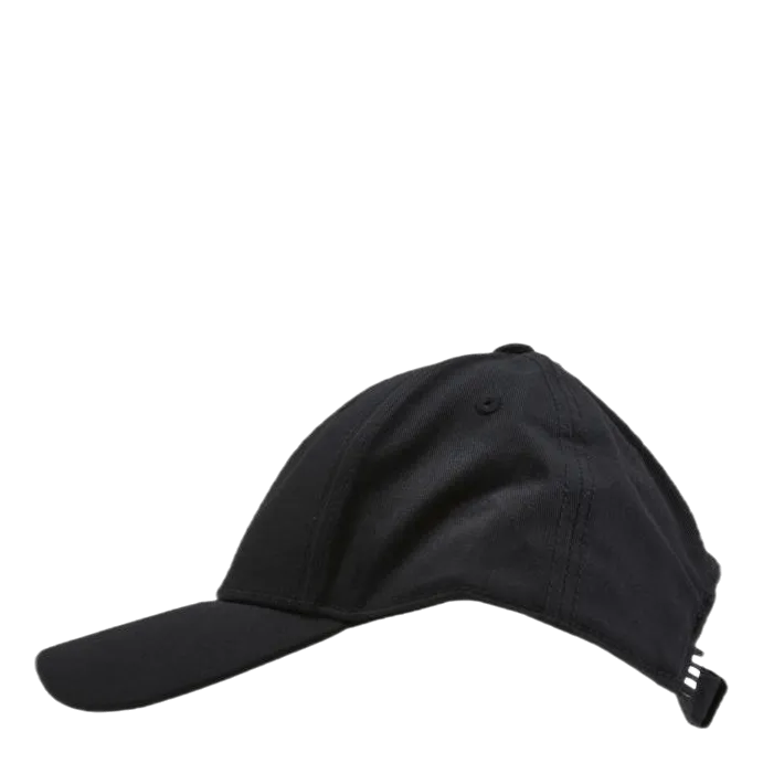 Adidas Baseball 3 Stripes Cap Cotton Twill Black / White / White