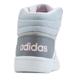 Adidas Hoops Mid 2.0 K Grey Two / Cloud White / Clear Pink