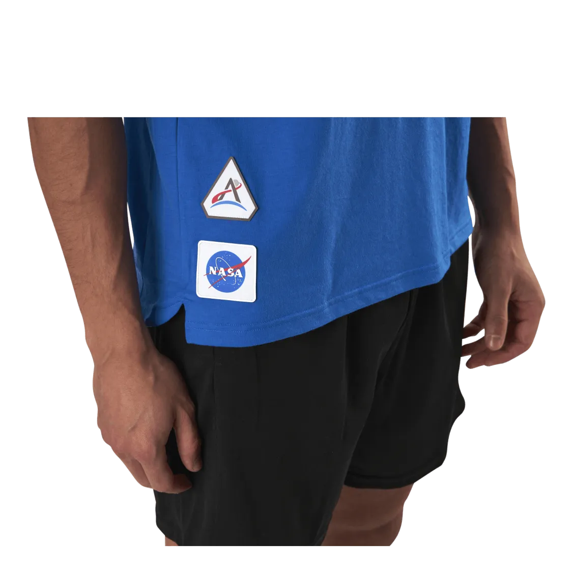 Adidas Run It Space Race Tee Soft M Football Blue