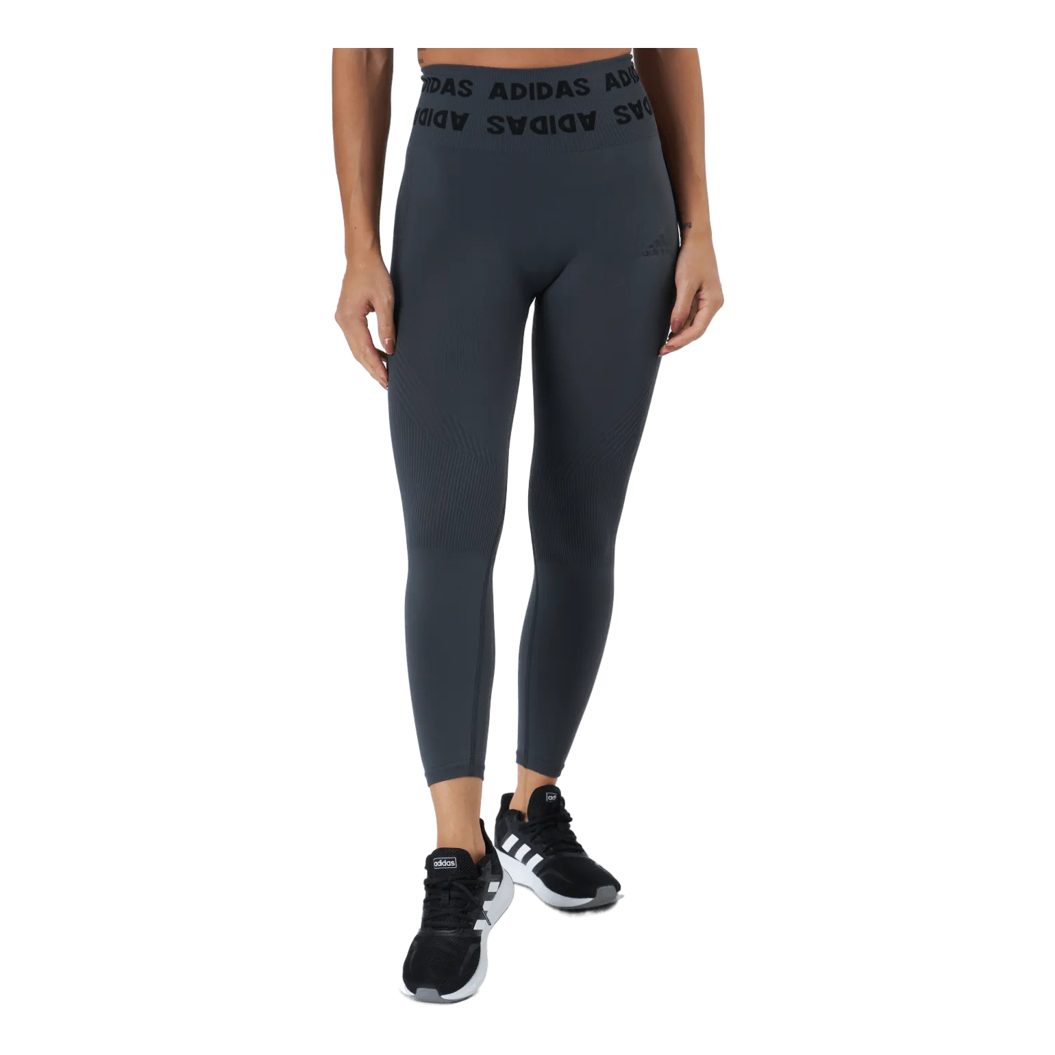 Adidas Training Branded Aeroknit 7/8 High Rise Tight Dgh Solid Grey