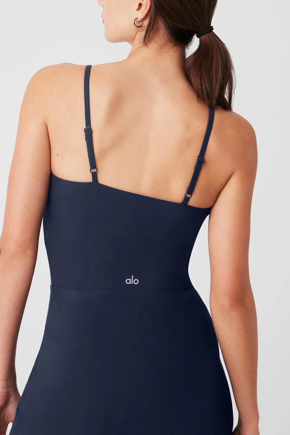 ALOSOFT COURTSIDE TENNIS DRESS  NAVY