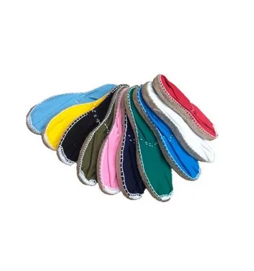 Alpargatas de esparto plana Made in Spain en rosa