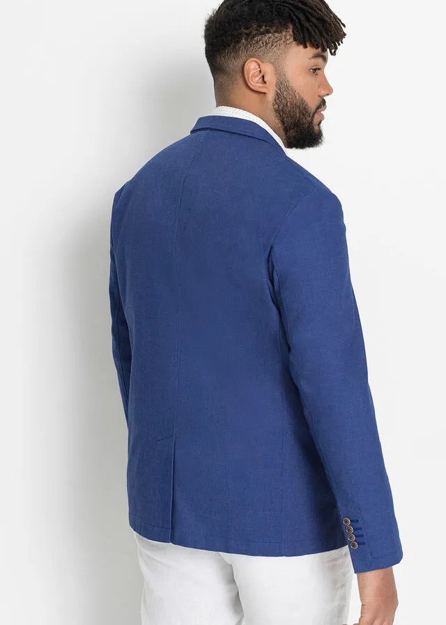 Americana de verano Azul oscuro jaspeado