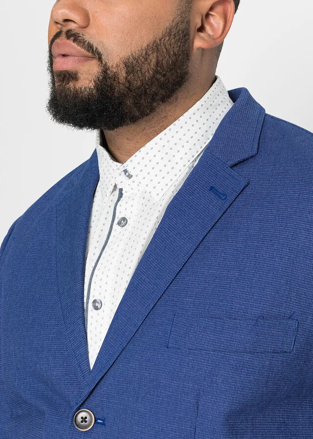 Americana de verano Azul oscuro jaspeado