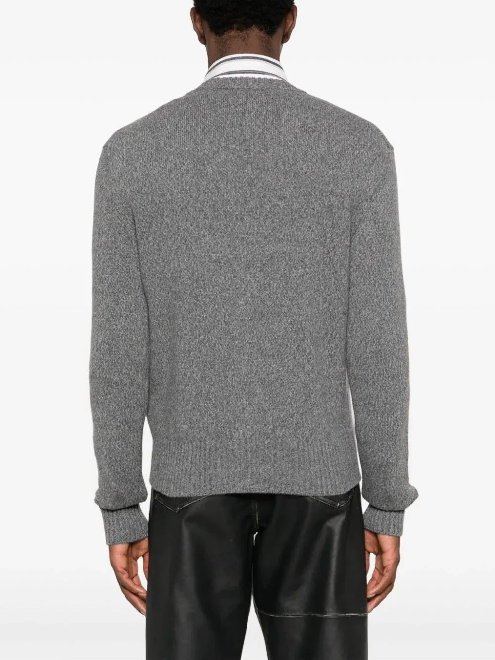 AMI CREW NECK SWEATER Cardigan ADC