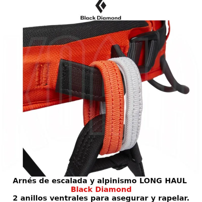 Arnés de escalada y alpinismo LONG HAUL Black Diamond