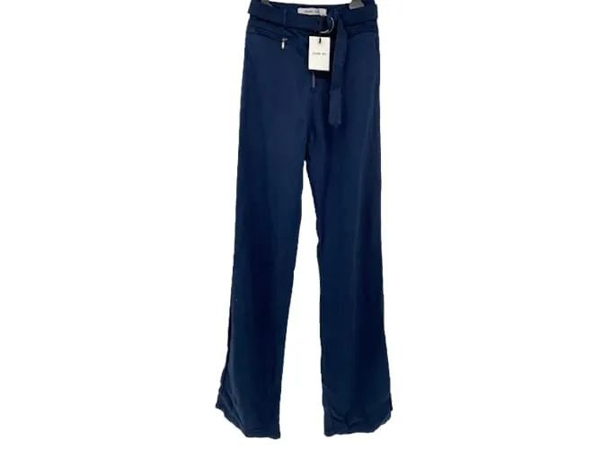 Autre Marque PEACHY DEN Pantalón T.Lino XS Internacional Azul 