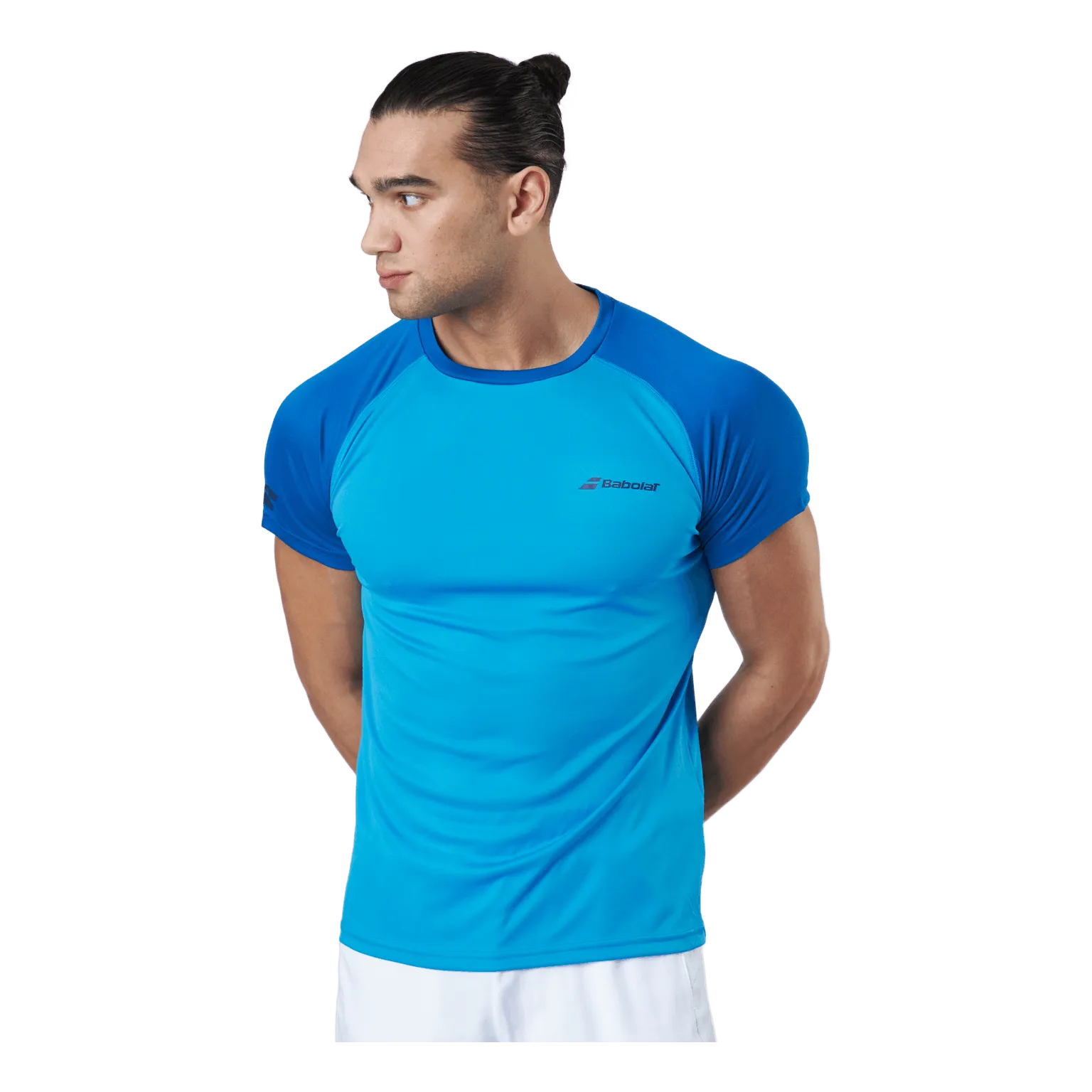 BABOLAT TSHIRT PLAY CREW NECK WHITE