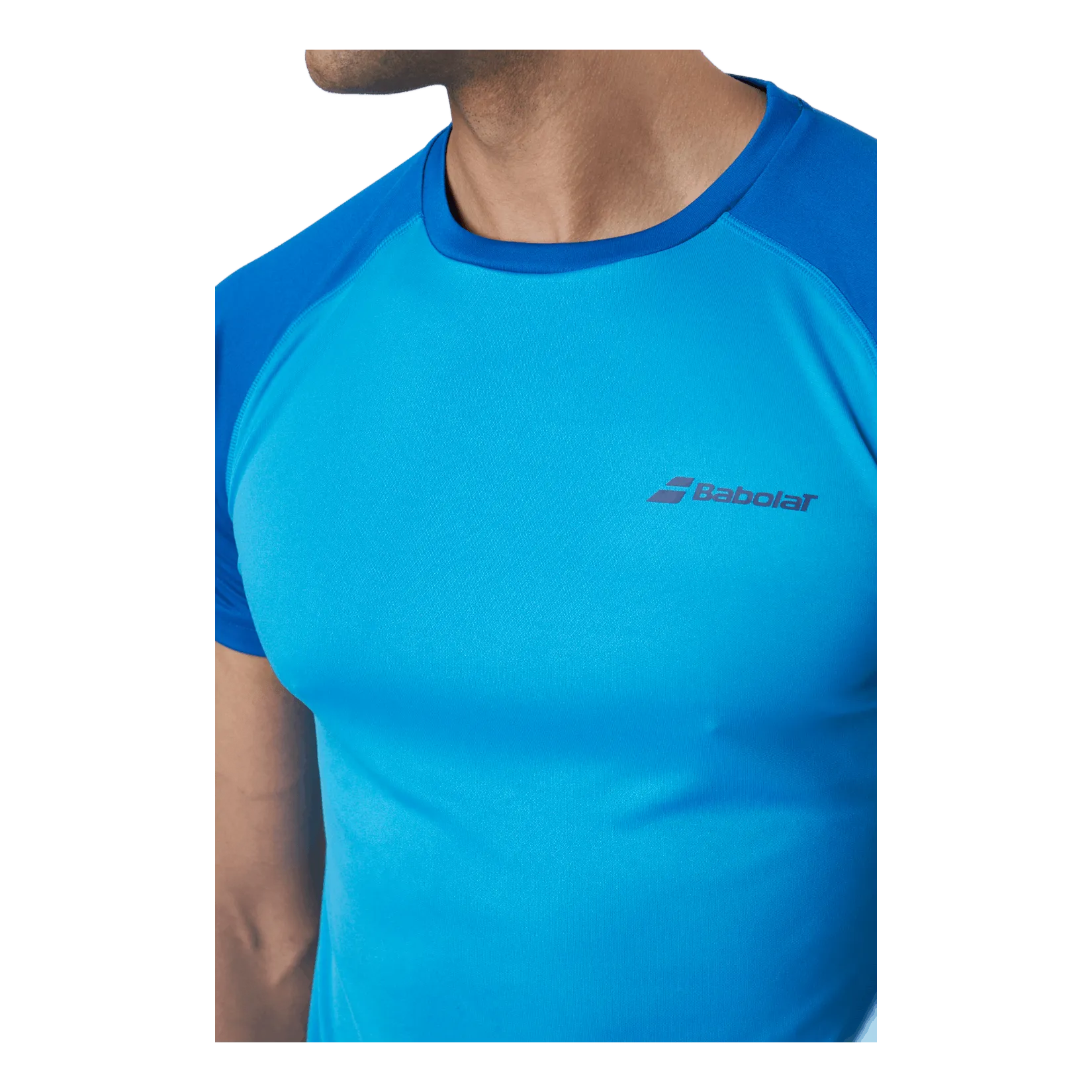 BABOLAT TSHIRT PLAY CREW NECK WHITE