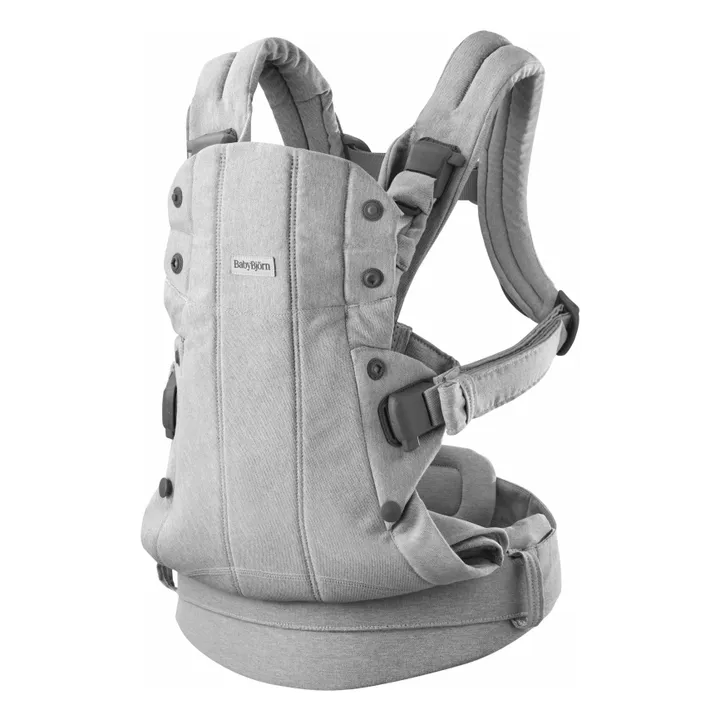 BabyBjörn Mochila porta bebé Harmony de punto jaspeado | Gris Claro