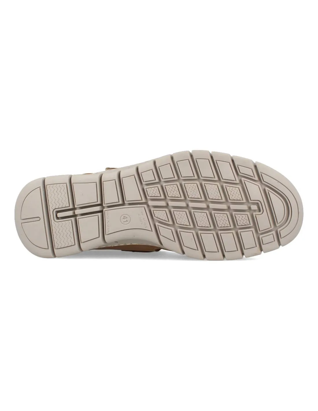BAERCHI  SANDALIA HOMBRE VELCRO TAUPE
