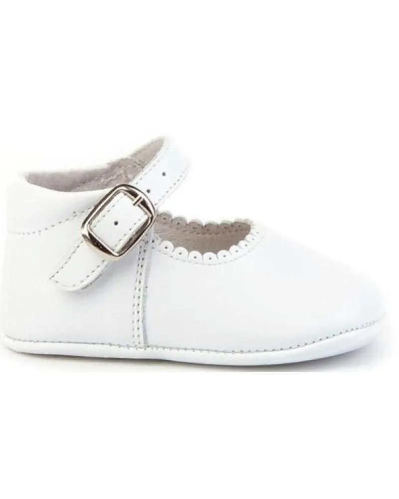 Bebé de Niña ANGELITOS ZAPATO PATUCO PIEL 240 BLANCO