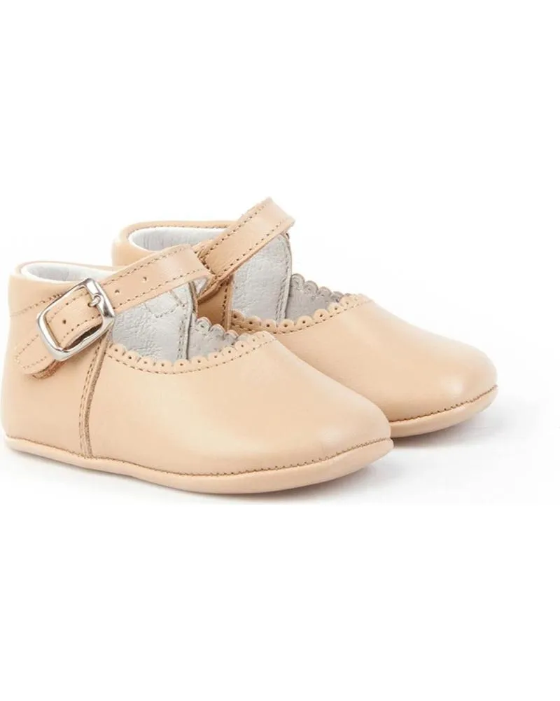 Bebé de Niña ANGELITOS ZAPATO PATUCO PIEL 240 CAMEL
