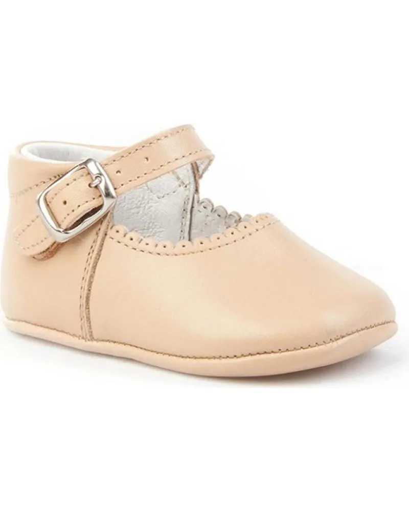 Bebé de Niña ANGELITOS ZAPATO PATUCO PIEL 240 CAMEL