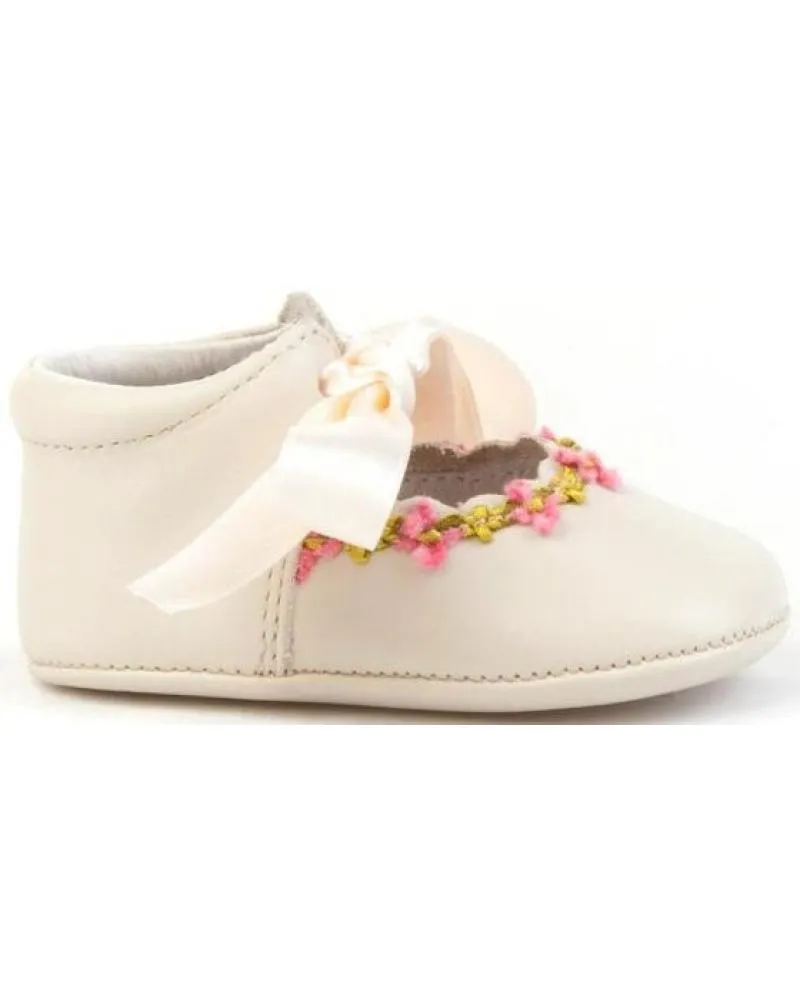 Bebé de Niña ANGELITOS ZAPATO PATUCO PIEL 253 BEIGE