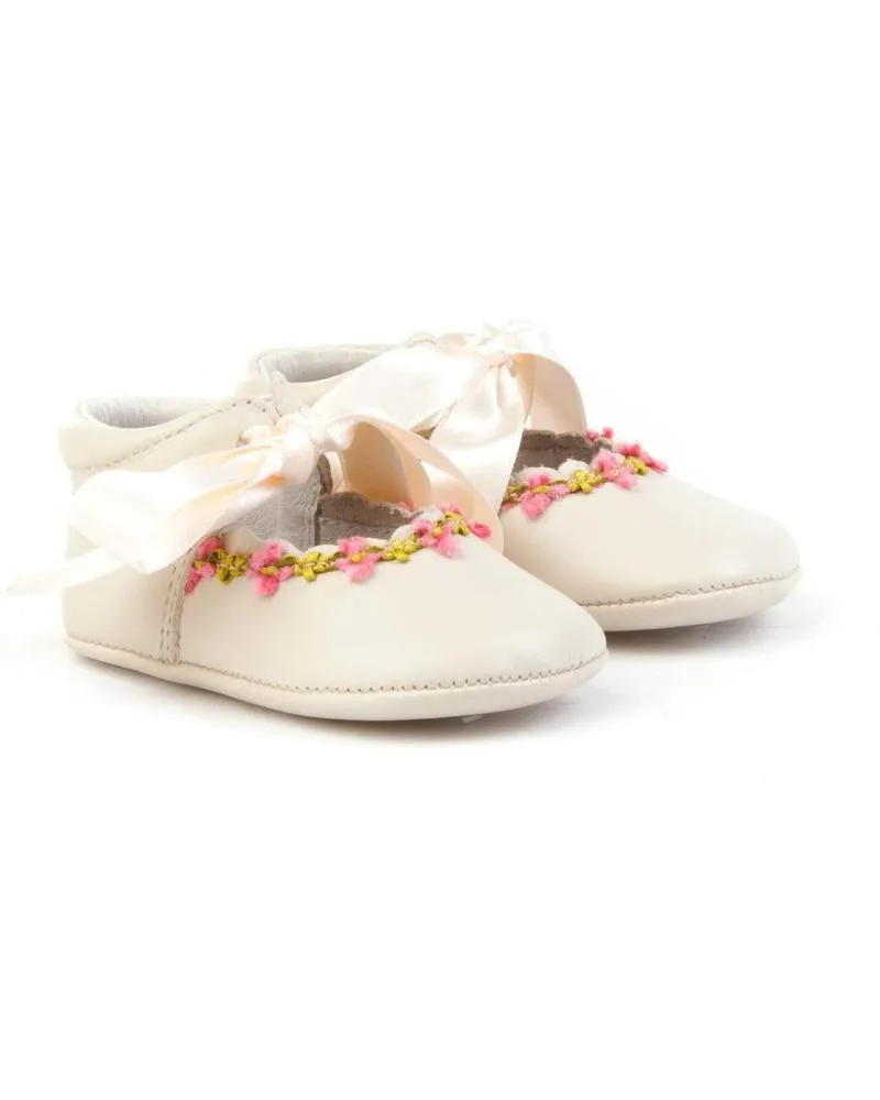 Bebé de Niña ANGELITOS ZAPATO PATUCO PIEL 253 BEIGE