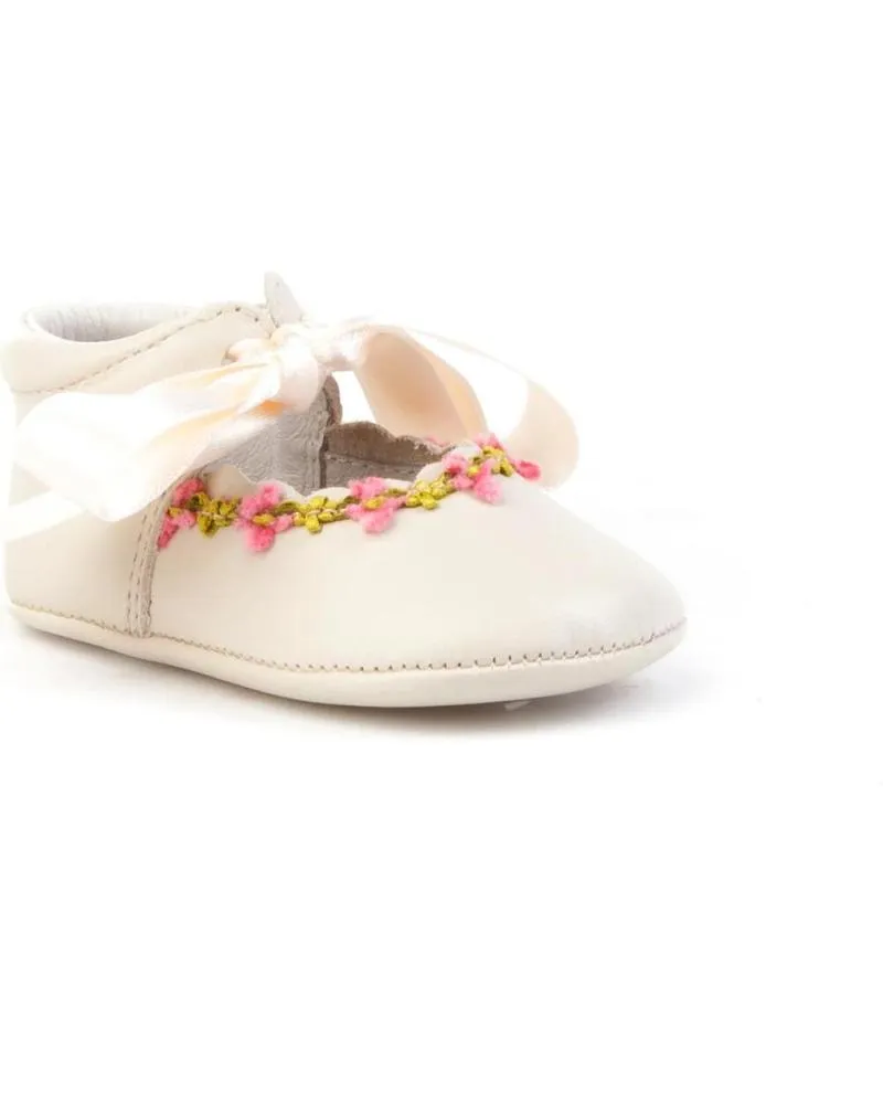 Bebé de Niña ANGELITOS ZAPATO PATUCO PIEL 253 BEIGE