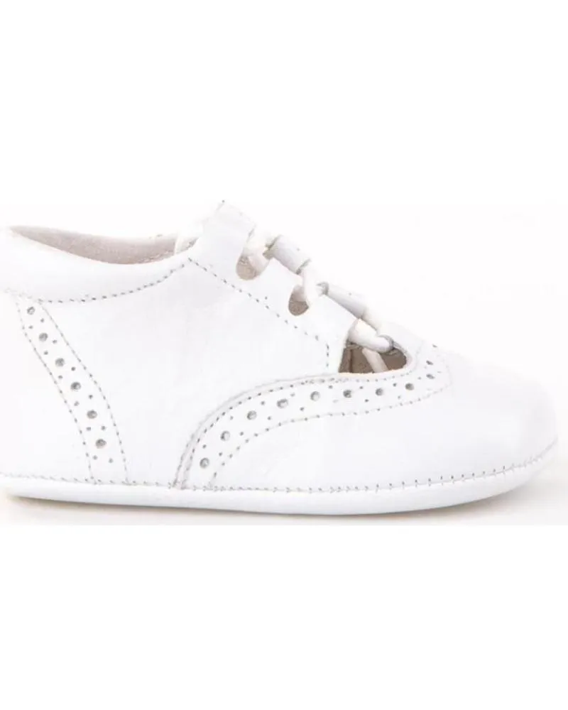Bebé de Niña y Niño ANGELITOS ZAPATO PATUCO PIEL 256 BLANCO