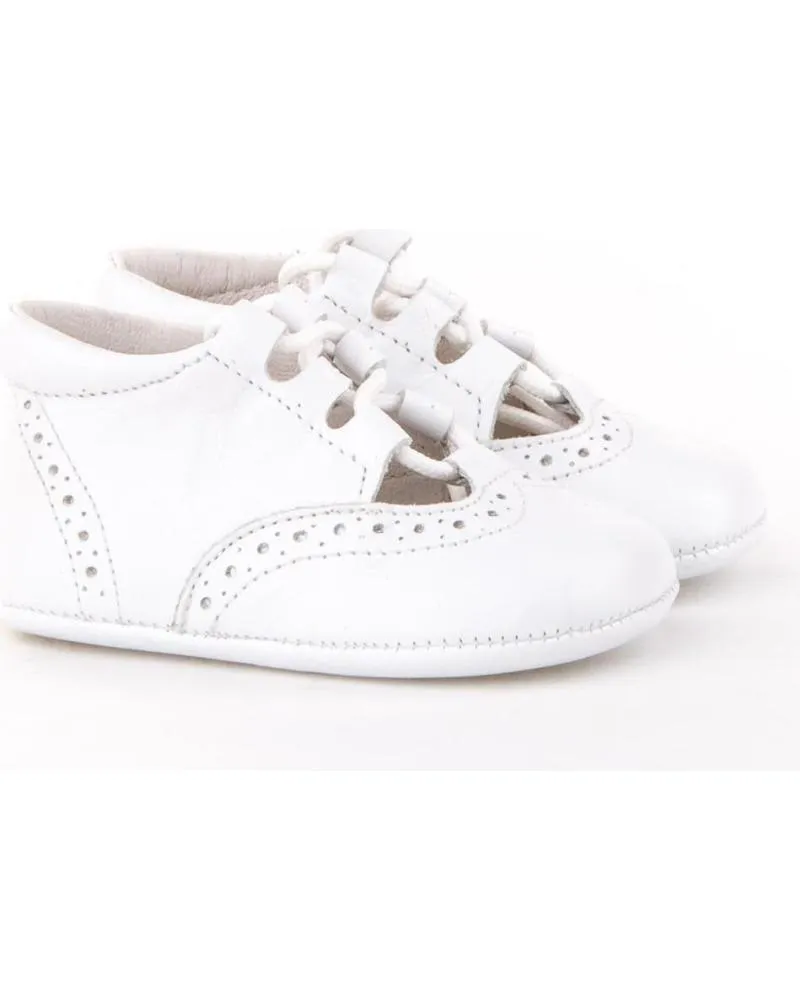 Bebé de Niña y Niño ANGELITOS ZAPATO PATUCO PIEL 256 BLANCO