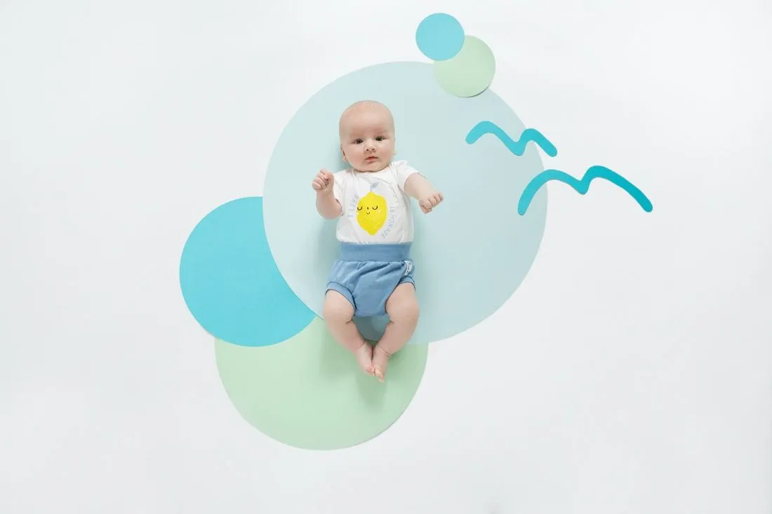 Body cruzado manga corta para bebé colección Sun&Fun