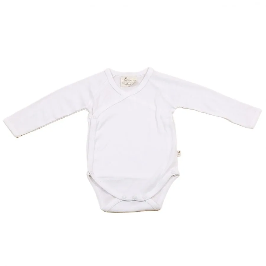 Body de Bebé Algodón Orgánico Blanco