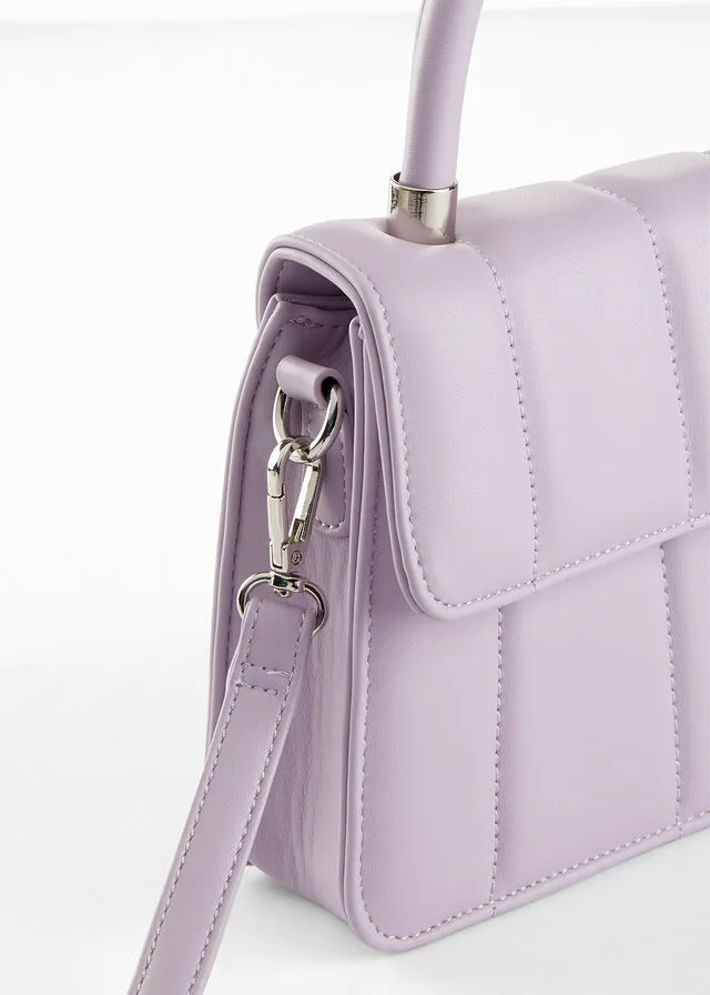 Bolso de mano lila claro