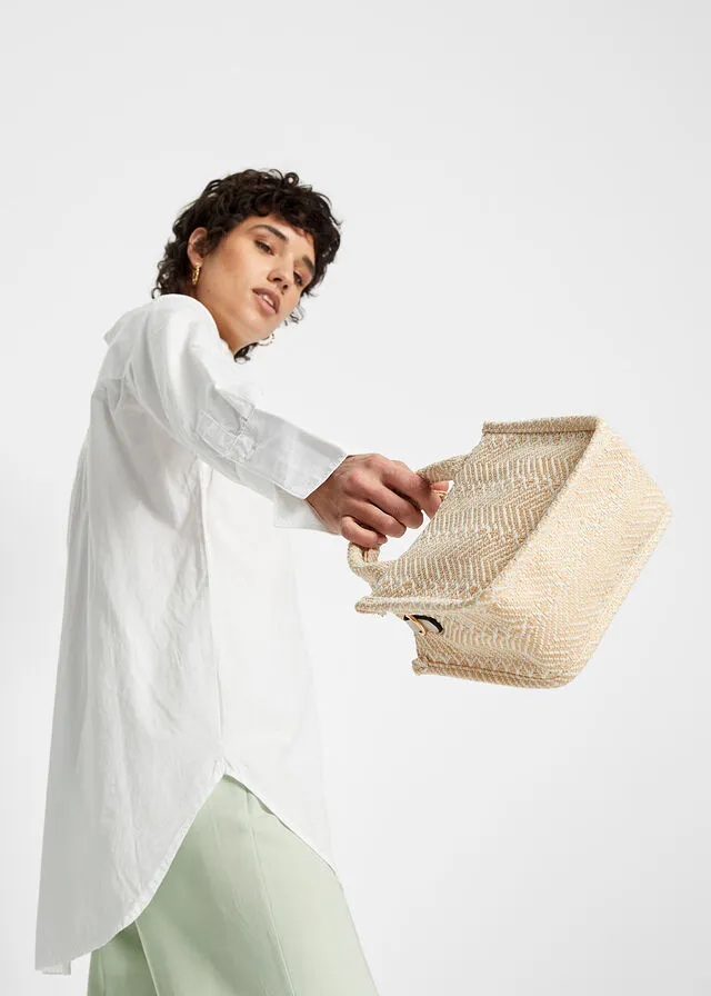 BOLSO DE MANO MARFILLILA CLARO