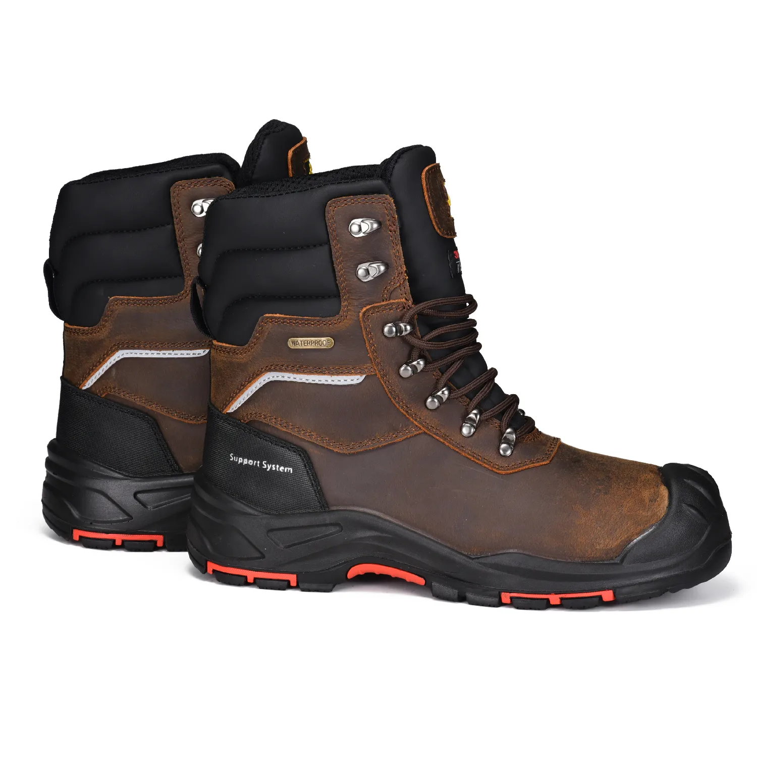 Botas de seguridad impermeables S7 para botas de trabajo de almacenamiento en frío para hombres de invierno