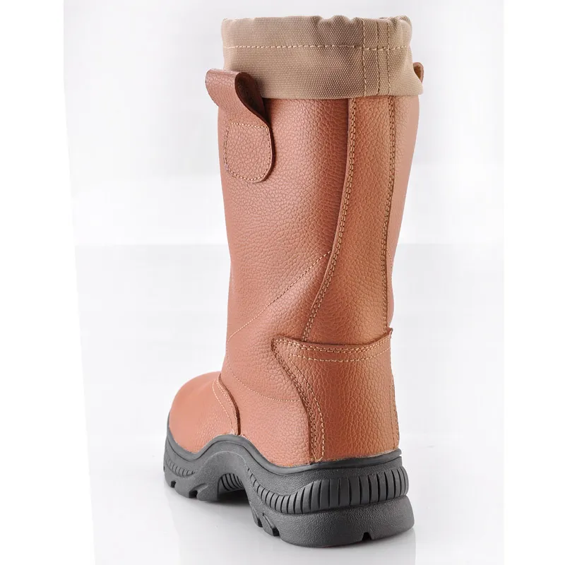 Botas de trabajo de invierno impermeables con punta de acero para hombre