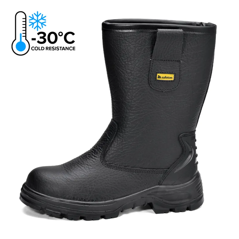 Botas de trabajo de seguridad con punta de acero para la nieve de invierno para mujer
