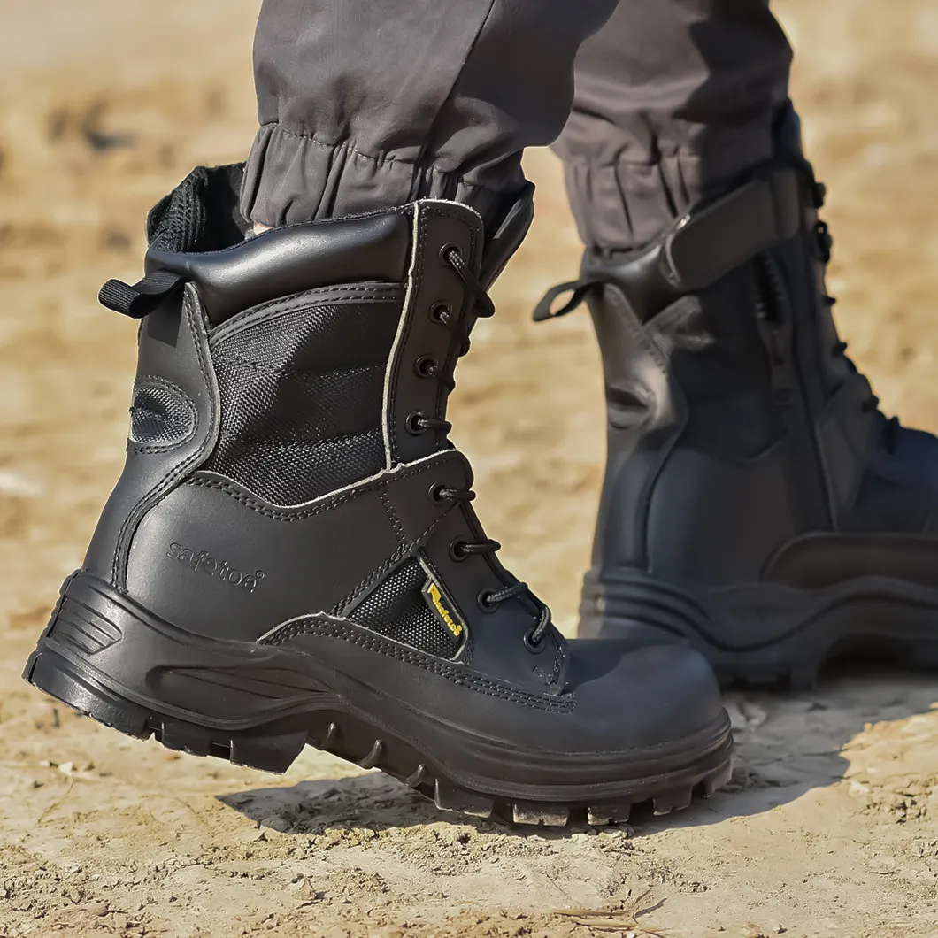 BOTAS DE TRABAJO DEL EJéRCITO TáCTICO DE COMBATE BOTAS DE TRABAJO DE SEGURIDAD SIN CORDONES MILITARES DE LA POLICíA H9438NS