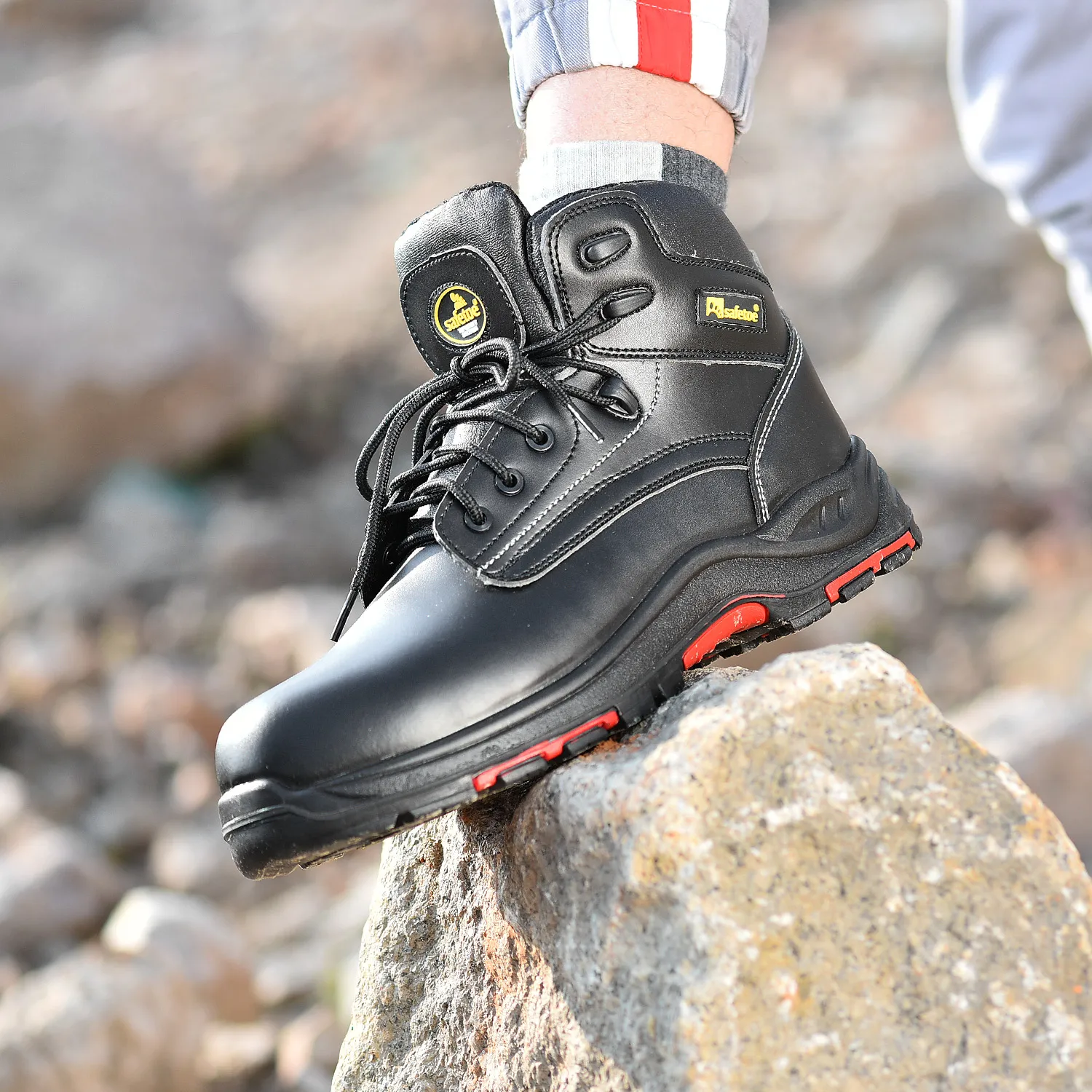 Botas de trabajo impermeables con puntera compuesta de Site