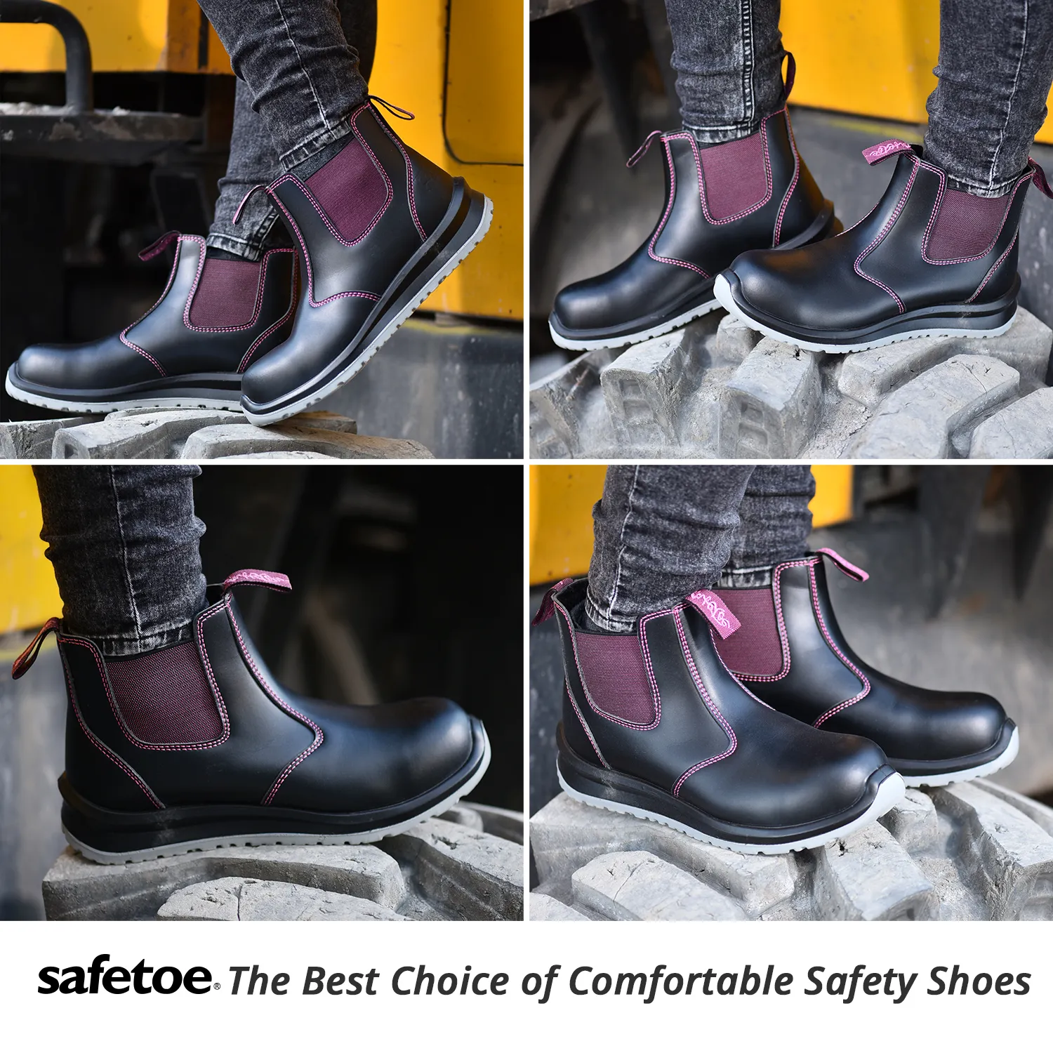 BOTAS DE TRABAJO LADY DESIGN DEALER M8025FM