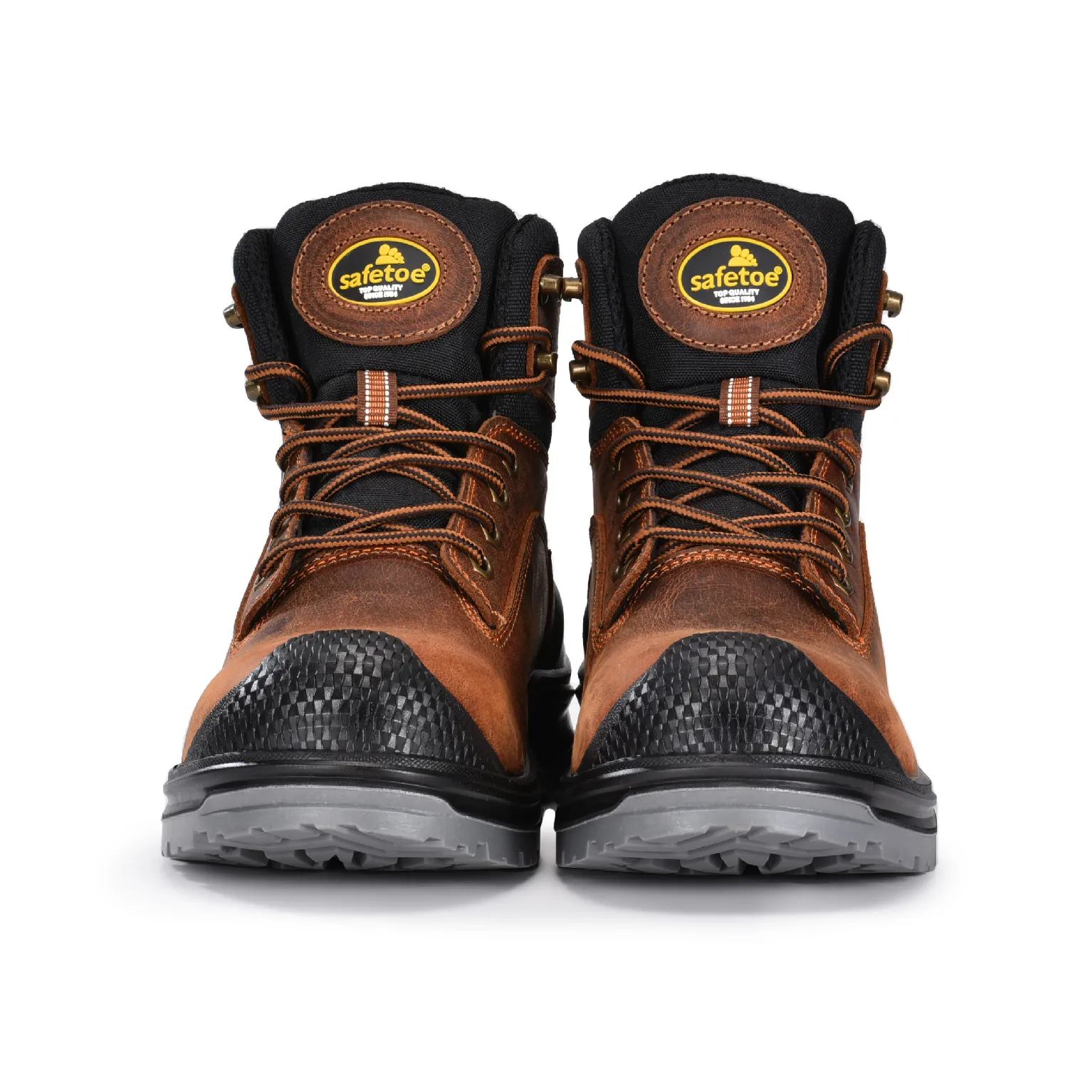 BOTAS DE TRABAJO MECáNICAS IMPERMEABLES Y RESISTENTES CON PUNTERA COMPUESTA PARA HOMBRES M8556