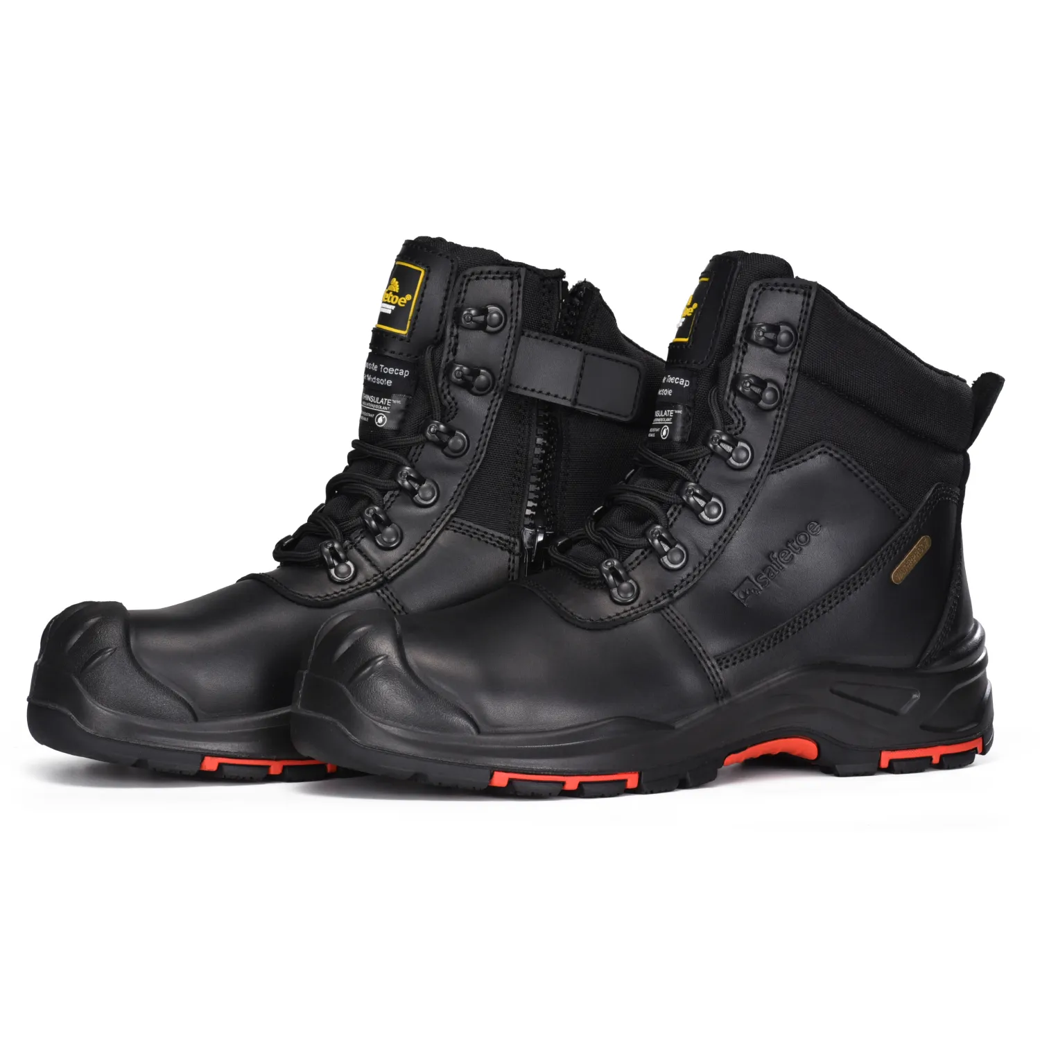 BOTAS DE TRABAJO PARA HOMBRES TRABAJADORES EN INVIERNO EXTREMO MEMBRANA RESISTENTE AL AGUA M8577