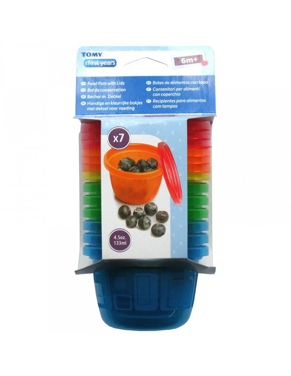 Bote de alimentos con tapa de Tomy the first year