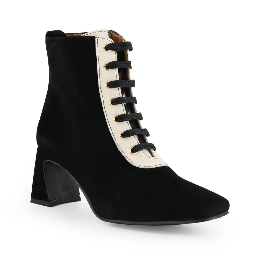Botin Ante Gympie Negro Combinado