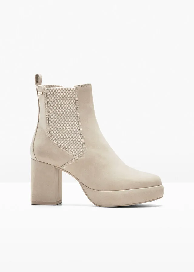 Botines con plataforma s.Oliver Beige