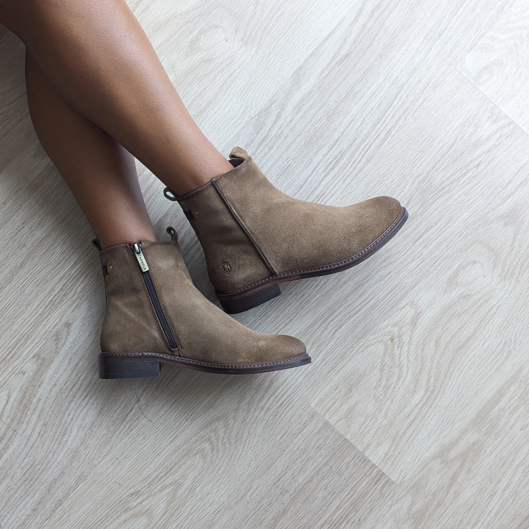 Botins CARMELA Taupe 160930