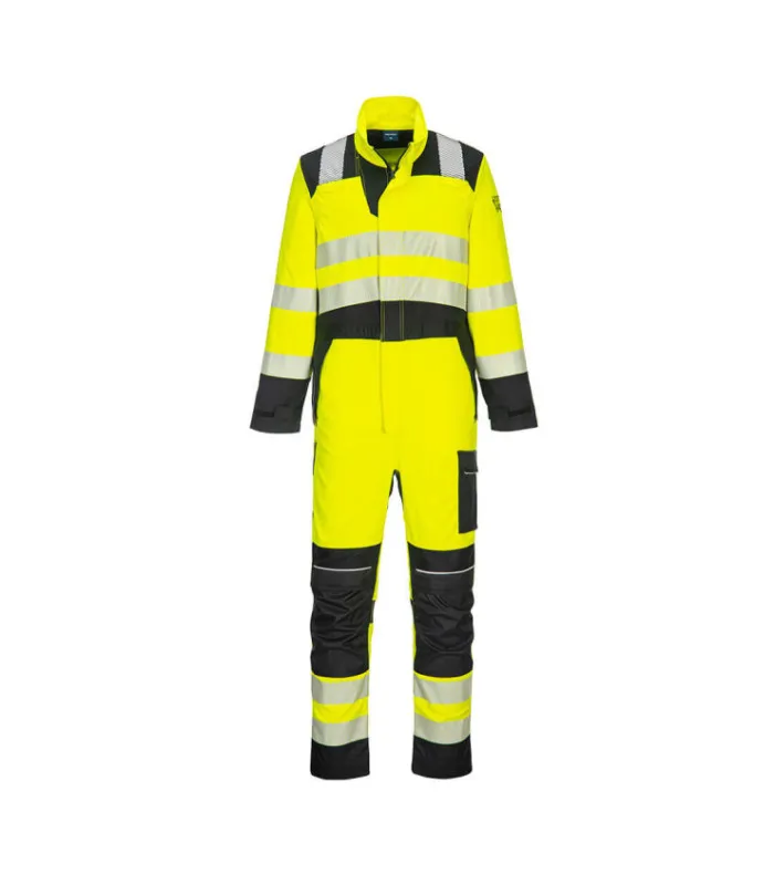 Buzo de alta visibilidad resistente a la llama tejido Modaflame PW3 PORTWEST FR507