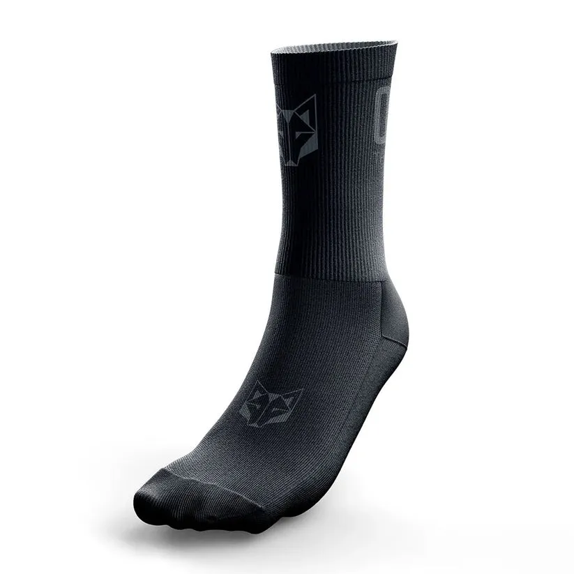 CALCETIN OTSO MULTISPORT MEDIUM CUT FULL BLACK