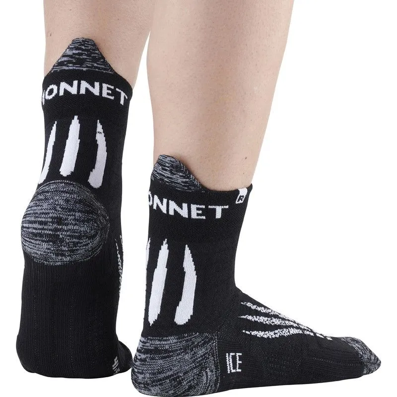 Calcetines Trail/Running Monnet Run Ice (NEGRO Y BLANCO)