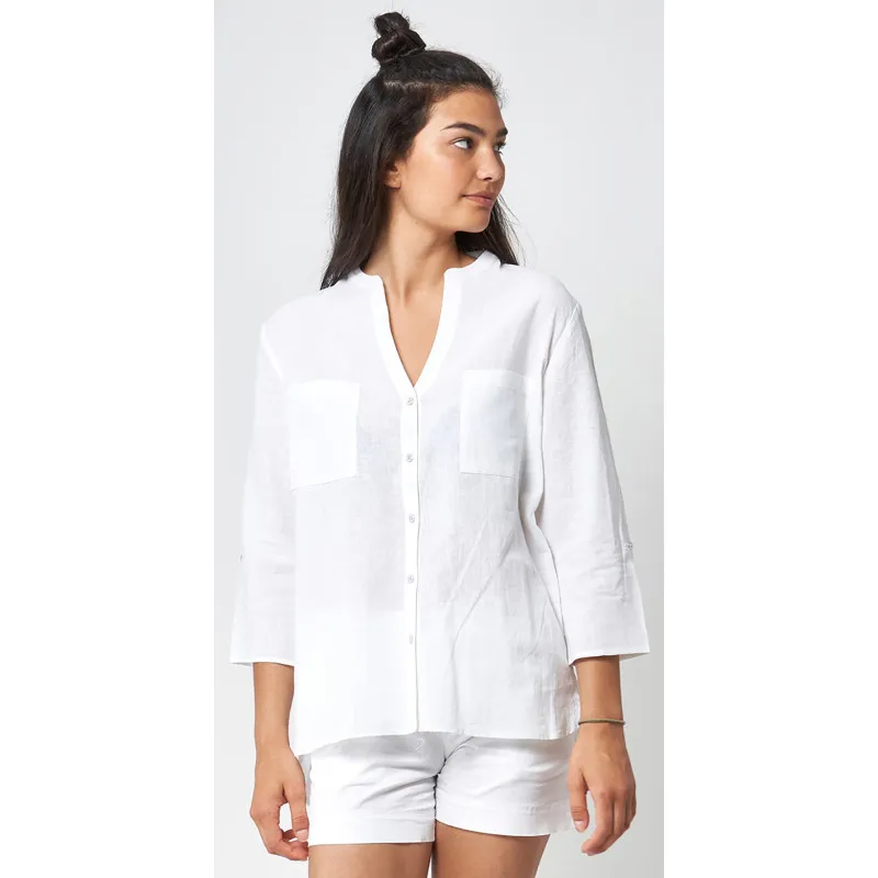 Camisa en manga ¾ para mujer